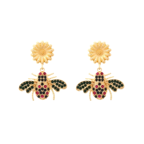 Amrita Singh Jewelry - NWT Amrita Singh Greenhouse Bee Earrings